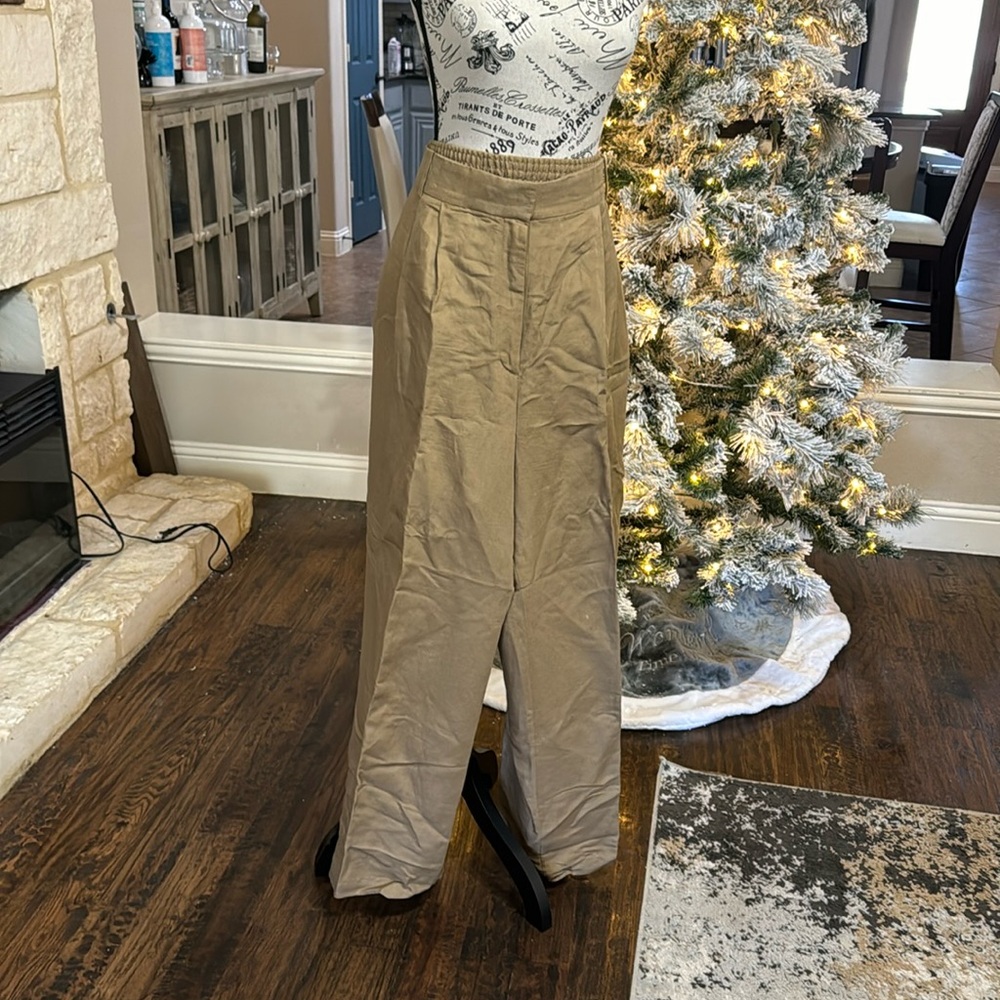Linen slacks